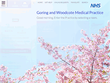 Tablet Screenshot of goringwoodcotemedicalpractice.nhs.uk